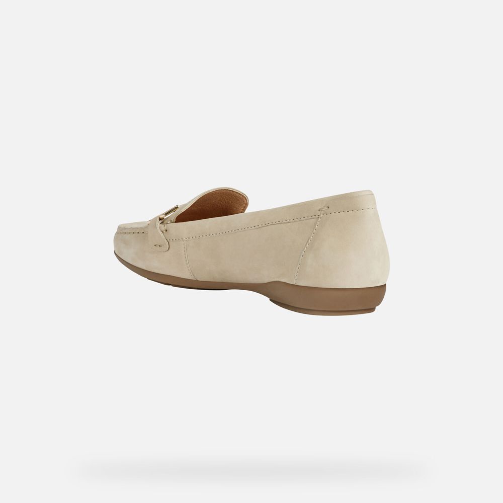 Mocassins Geox Senhora Bege - Annytah - VGOSF3894